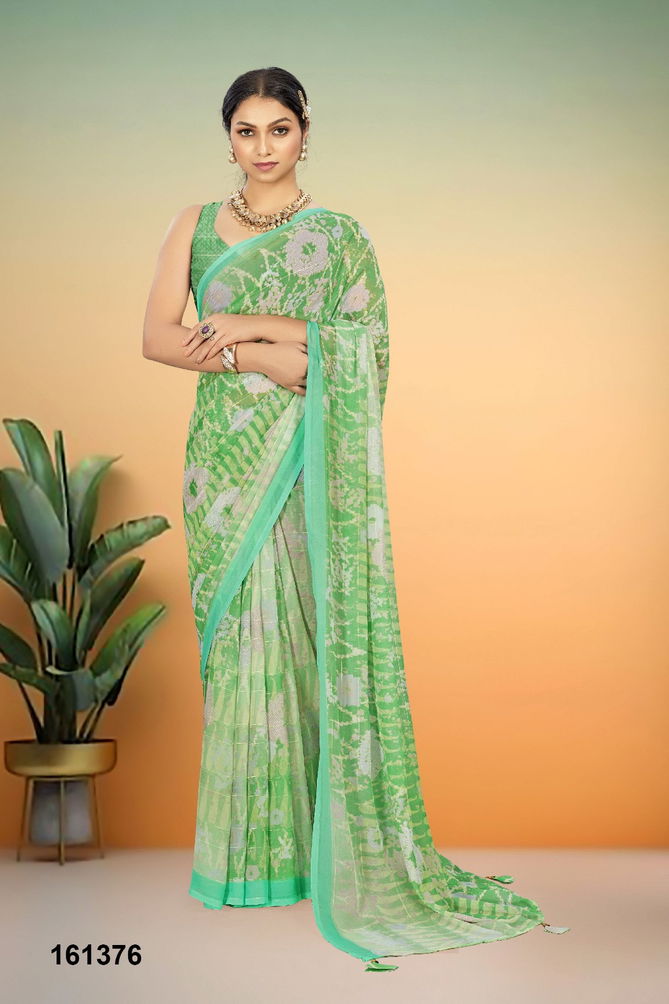 Navita Vol 12 By Vallabhi Georgette Floral Printed Sarees Wholesale Shop In Surat